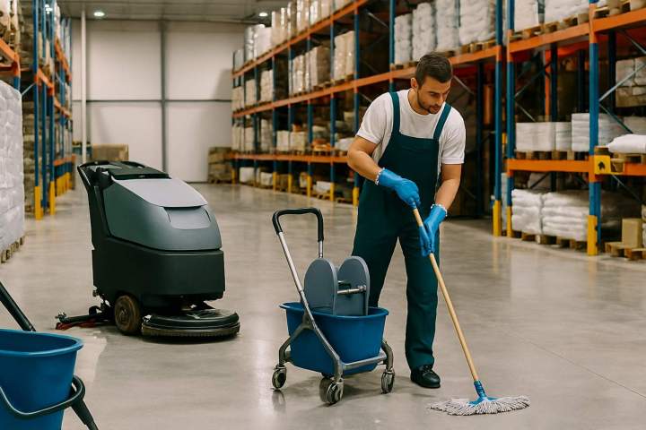 Nettoyage adapté aux sites industriels